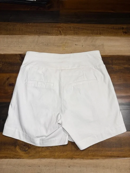Ethyl Clothing White High-Rise Shorts - Picture 5 of 11